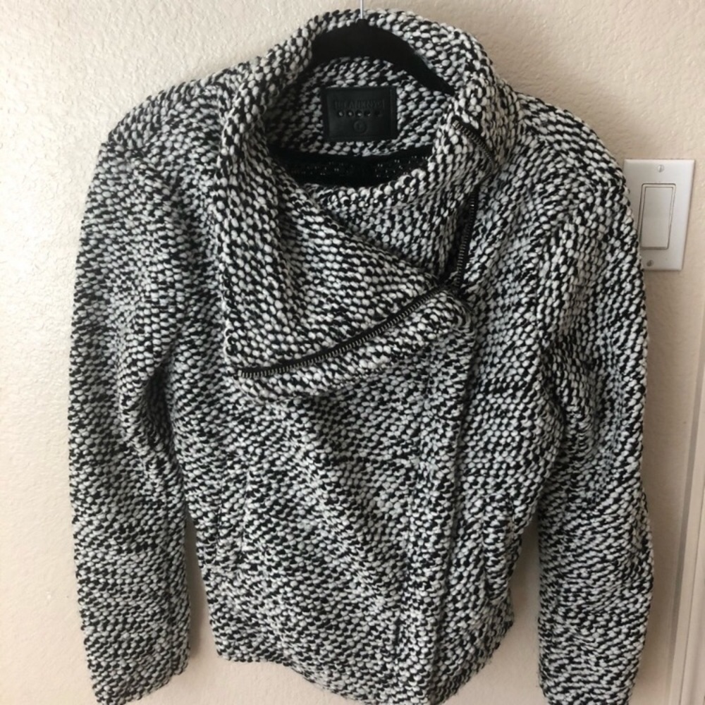 Blank NYC Friend Zone Tweed Moto Jacket